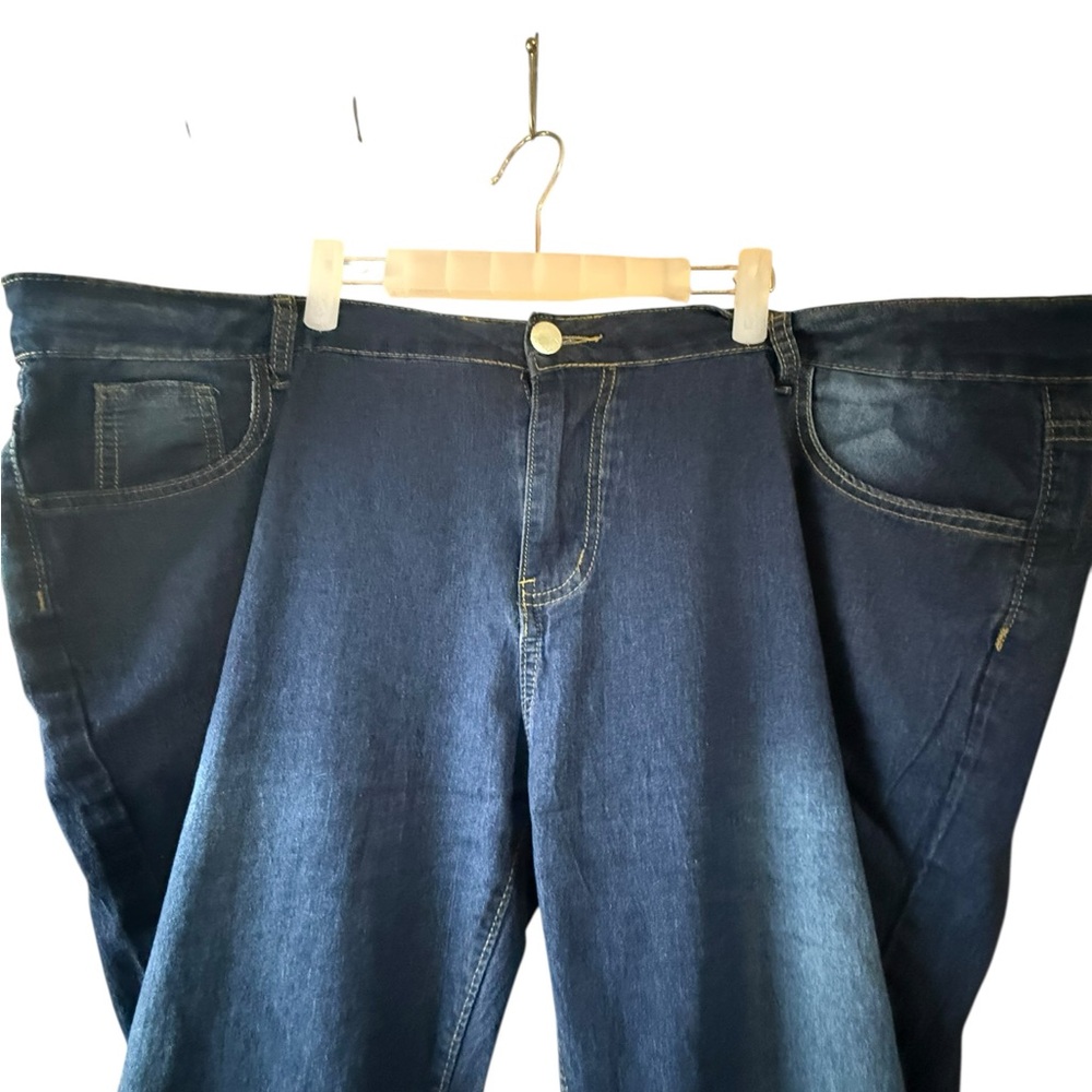 Source Unknown Indigo Flare Jeans - image 3